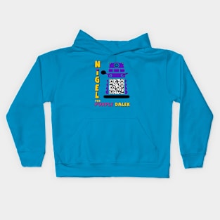 Nigel the Purple Dalek Kids Hoodie